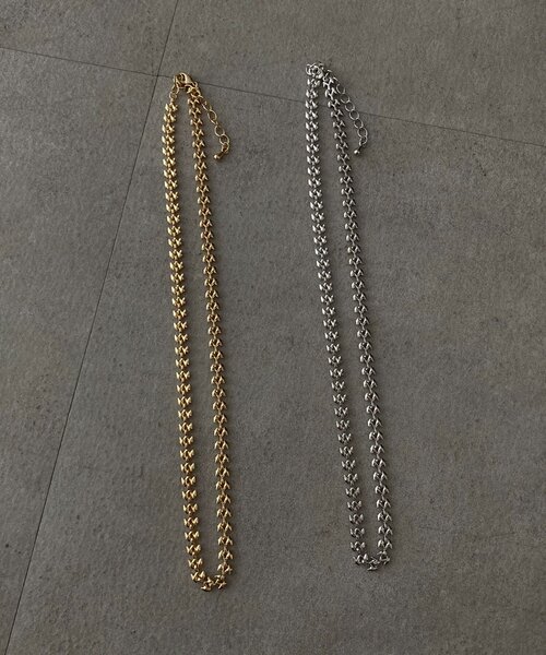 DouDou（ドゥドゥ）の「【SAKURA企画】アレルギー対応クラシッククラブチェーンネックレス（ネックレス・レディース・ゴールド/シルバー・FREE）」の7枚目の写真