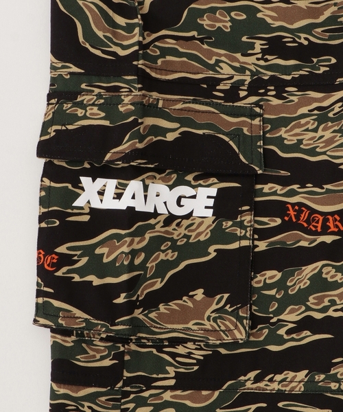 XLARGE KIDS（エクストララージキッズ）の「タイガーカモカーゴパンツ（カーゴパンツ・キッズ・カーキ・120cm/130cm/140cm/100cm/90cm/110cm）」の4枚目の写真
