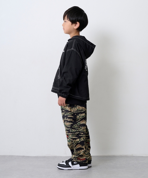 XLARGE KIDS（エクストララージキッズ）の「タイガーカモカーゴパンツ（カーゴパンツ・キッズ・カーキ・120cm/130cm/140cm/100cm/90cm/110cm）」の12枚目の写真