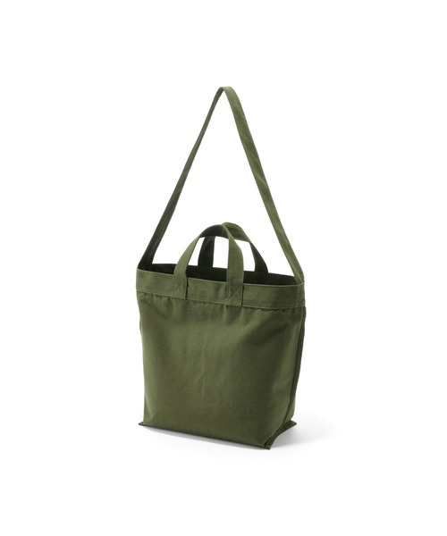 無印良品（ムジルシリョウヒン）の「帆布　２ＷＡＹ　トートバッグ（トートバッグ・レディース・カーキ系/キナリ/ブラック・FREE）」の3枚目の写真