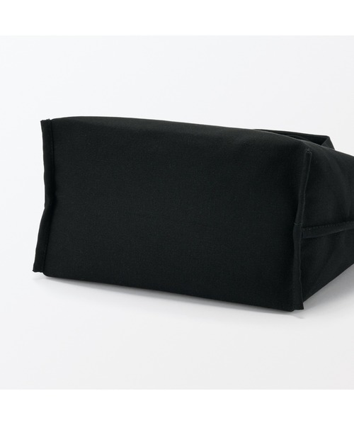 無印良品（ムジルシリョウヒン）の「帆布　２ＷＡＹ　トートバッグ（トートバッグ・レディース・カーキ系/キナリ/ブラック・FREE）」の5枚目の写真