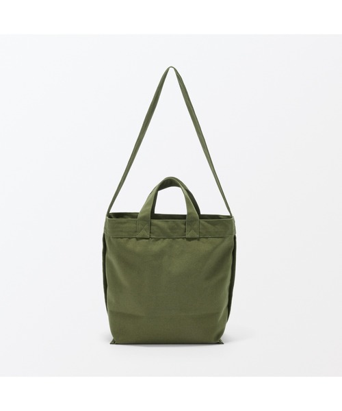 無印良品（ムジルシリョウヒン）の「帆布　２ＷＡＹ　トートバッグ（トートバッグ・レディース・カーキ系/キナリ/ブラック・FREE）」の11枚目の写真