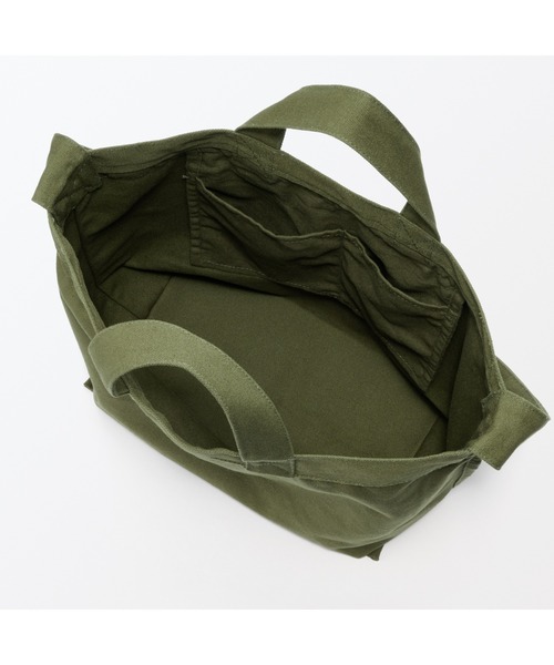 無印良品（ムジルシリョウヒン）の「帆布　２ＷＡＹ　トートバッグ（トートバッグ・レディース・カーキ系/キナリ/ブラック・FREE）」の15枚目の写真