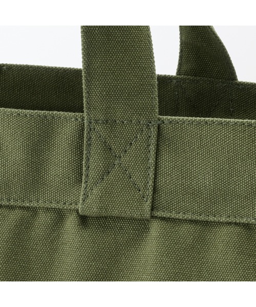 無印良品（ムジルシリョウヒン）の「帆布　２ＷＡＹ　トートバッグ（トートバッグ・レディース・カーキ系/キナリ/ブラック・FREE）」の18枚目の写真