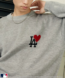 MLB/メジャーリーグベースボール 別注 HEART LOGO KNIT/ハートロゴニット(限定展開)