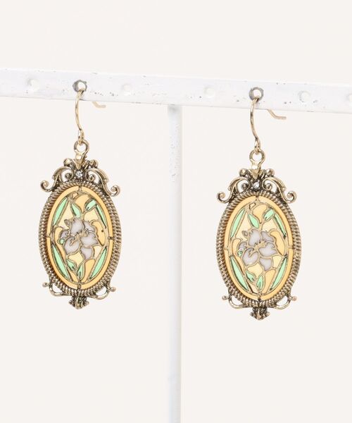 欧州航路（オウシュウコウロ）の「【欧州航路】フルールエメピアス（ピアス（両耳用）・レディース・その他2/その他3/その他1/その他4・FREE）」の2枚目の写真