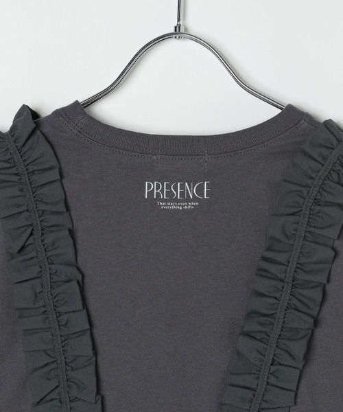 LEPSIM（レプシィム）の「【KIDS】リメイクフリル長袖ワンピース　591000（Tシャツ/カットソー・キッズ・ブラウン/チャコールグレー・140/130/120）」の15枚目の写真