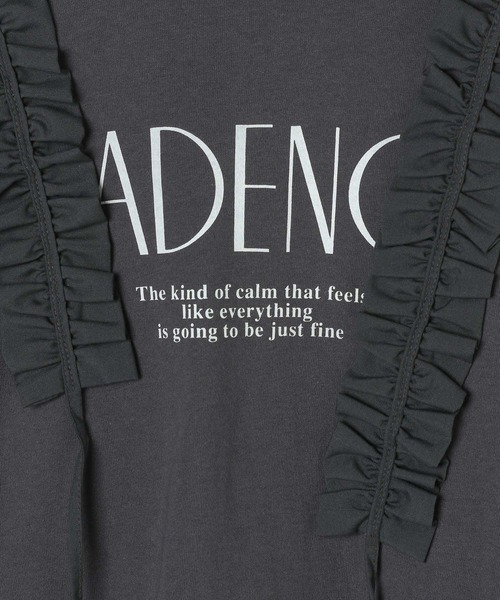 LEPSIM（レプシィム）の「【KIDS】リメイクフリル長袖ワンピース　591000（Tシャツ/カットソー・キッズ・ブラウン/チャコールグレー・140/130/120）」の16枚目の写真