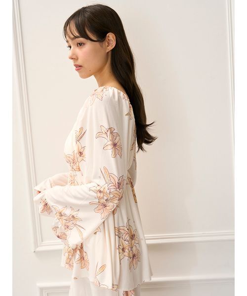 gelato pique（ジェラートピケ）の「【MUCHA】リリー柄カップインプル