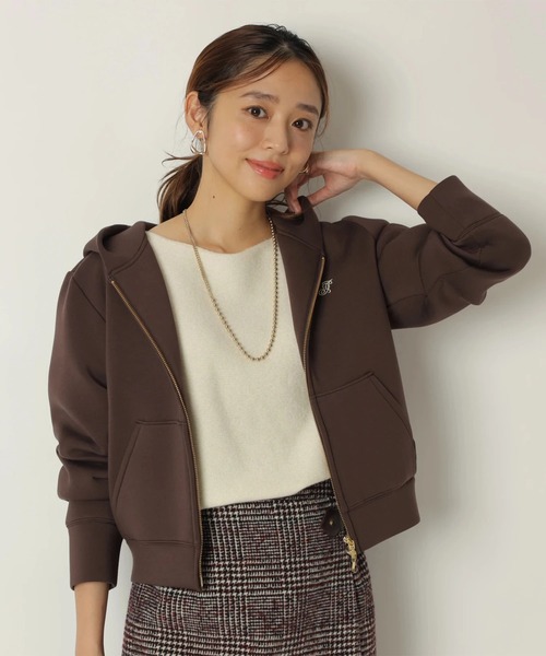 ダブルジップコンパクトパーカー（Tシャツ/カットソー