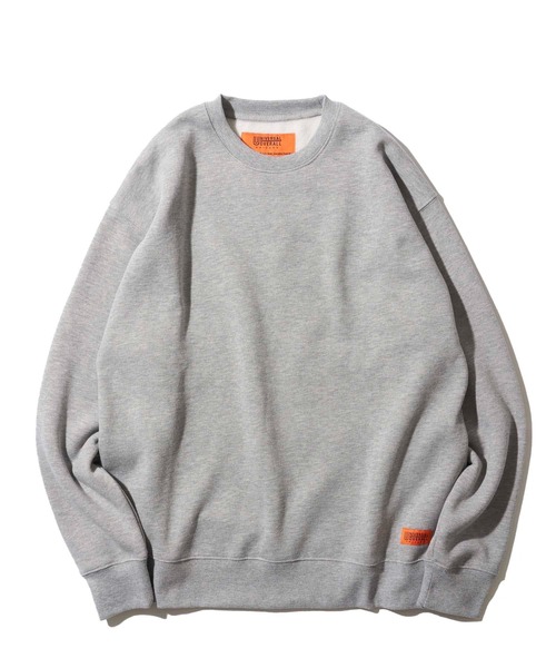 UNIVERSAL OVERALL(ユニバーサルオーバーオール)の「【UNIVERSAL OVERALL】T/C SWEAT PULLOVER / 裏起毛スウェットプルオーバー(スウェット・メンズ・ホワイト/ブラック/グレー/ブルー/オートミール/ネイビー・MEDIUM/LARGE/X-LARGE)」の4枚目の写真