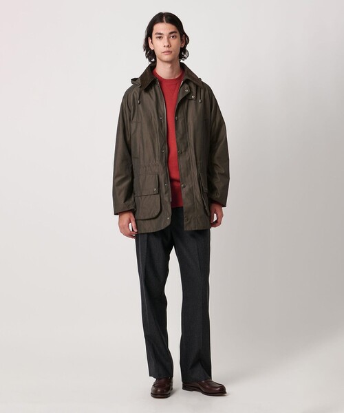 LOOPWHEELER（ループウィラー）の「＜LOOPWHEELER x LOWERCASE for UNITED ARROWS＞ クルーネック スウェット（スウェット・メンズ・グレー系/ワイン・L/S/M）」の5枚目の写真