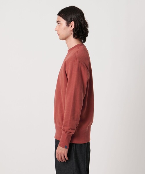 LOOPWHEELER（ループウィラー）の「＜LOOPWHEELER x LOWERCASE for UNITED ARROWS＞ クルーネック スウェット（スウェット・メンズ・グレー系/ワイン・L/S/M）」の7枚目の写真