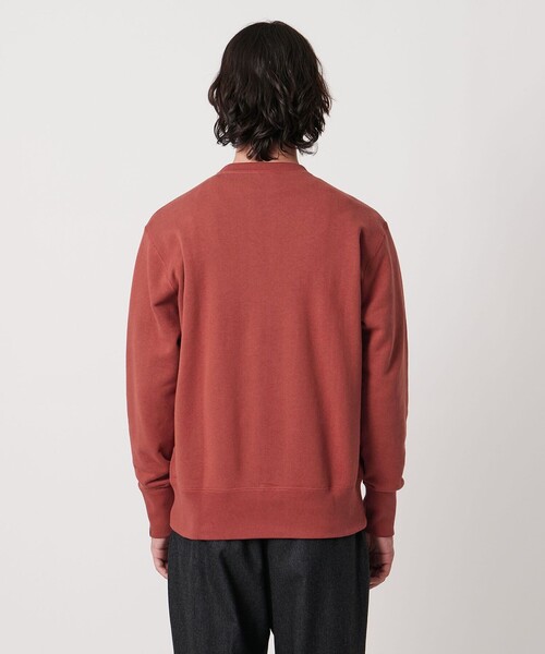 LOOPWHEELER（ループウィラー）の「＜LOOPWHEELER x LOWERCASE for UNITED ARROWS＞ クルーネック スウェット（スウェット・メンズ・グレー系/ワイン・L/S/M）」の8枚目の写真
