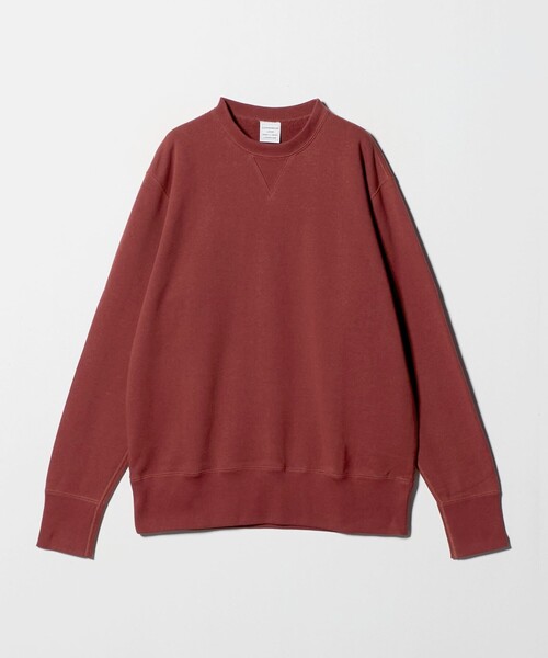 LOOPWHEELER（ループウィラー）の「＜LOOPWHEELER x LOWERCASE for UNITED ARROWS＞ クルーネック スウェット（スウェット・メンズ・グレー系/ワイン・L/S/M）」の9枚目の写真