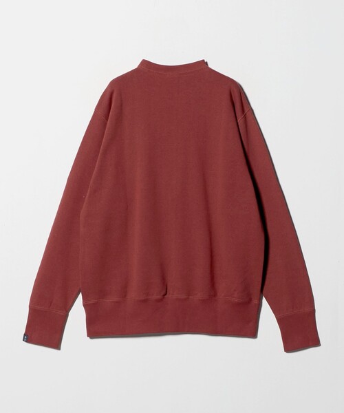 LOOPWHEELER（ループウィラー）の「＜LOOPWHEELER x LOWERCASE for UNITED ARROWS＞ クルーネック スウェット（スウェット・メンズ・グレー系/ワイン・L/S/M）」の10枚目の写真