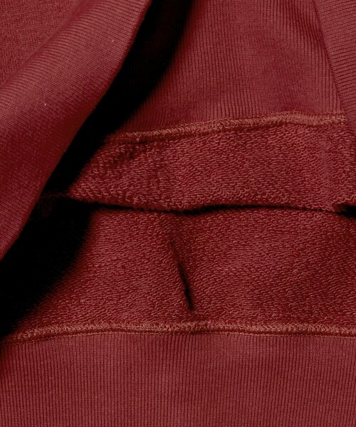 LOOPWHEELER（ループウィラー）の「＜LOOPWHEELER x LOWERCASE for UNITED ARROWS＞ クルーネック スウェット（スウェット・メンズ・グレー系/ワイン・L/S/M）」の14枚目の写真