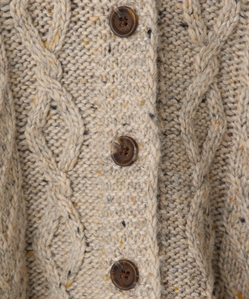 LOWRYS FARM(ローリーズファーム)の「2WAYケーブルニット 591786(ニット/セーター・キッズ・ベージュ/ブラック/グレー・110cm/120cm/130cm/140cm/150cm)」の10枚目の写真