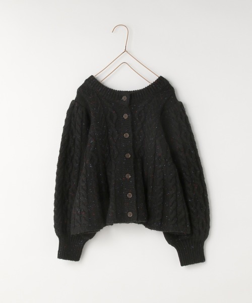 LOWRYS FARM(ローリーズファーム)の「2WAYケーブルニット 591786(ニット/セーター・キッズ・ベージュ/ブラック/グレー・110cm/120cm/130cm/140cm/150cm)」の13枚目の写真