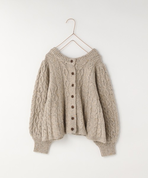 LOWRYS FARM(ローリーズファーム)の「2WAYケーブルニット 591786(ニット/セーター・キッズ・ベージュ/ブラック/グレー・110cm/120cm/130cm/140cm/150cm)」の11枚目の写真