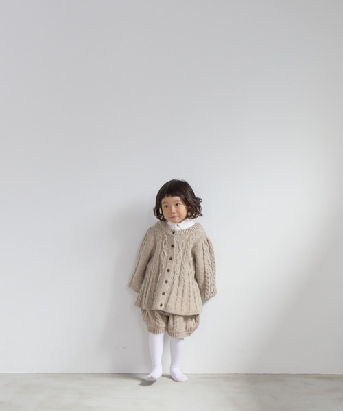 LOWRYS FARM(ローリーズファーム)の「2WAYケーブルニット 591786(ニット/セーター・キッズ・ベージュ/ブラック/グレー・110cm/120cm/130cm/140cm/150cm)」の19枚目の写真