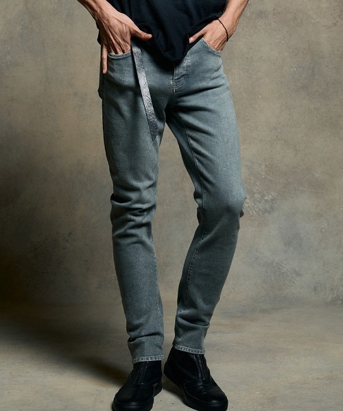 wjk（ダヴルジェイケイ）の「mp14239- slim banana denim バナナデニム