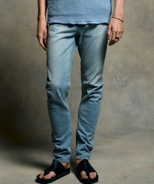 wjk（ダヴルジェイケイ）の「mp14239- slim banana denim バナナデニム