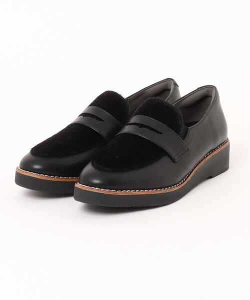 LUGG NAGG(ラグナグ)の「【maschietta】【3E】ハラコ調コインローファー【軽量】(ローファー・レディース・ブラック/アッシュブラウン・23.0cm/23.5cm/24.0cm/24.5cm/22.5cm)」の16枚目の写真