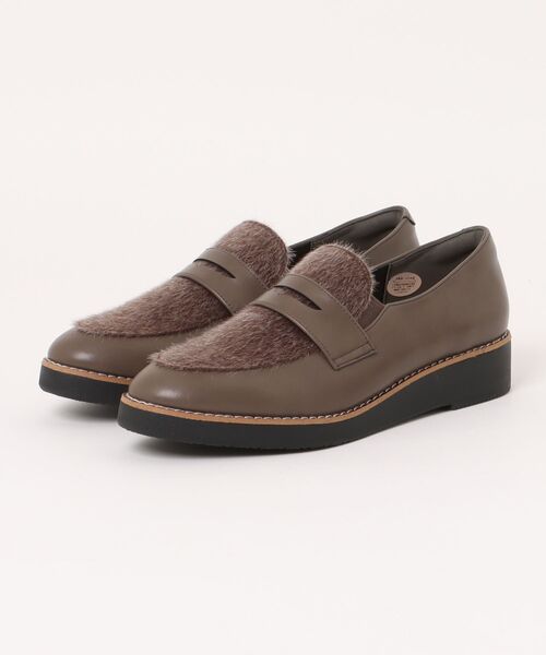 LUGG NAGG(ラグナグ)の「【maschietta】【3E】ハラコ調コインローファー【軽量】(ローファー・レディース・ブラック/アッシュブラウン・23.0cm/23.5cm/24.0cm/24.5cm/22.5cm)」の17枚目の写真