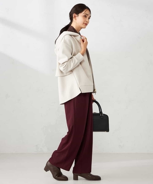 a.v.v(アーヴェヴェ)の「バックフレアダンボールパーカー(パーカー・レディース・チャコールグレー/ブラウン/グレー系その他・40/38/42/36)」の18枚目の写真