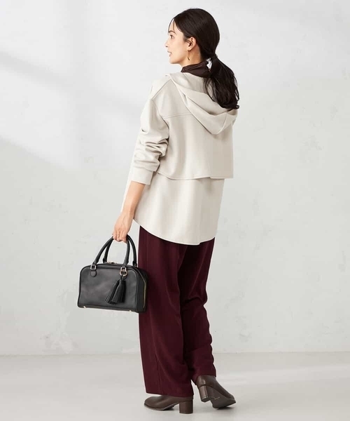 a.v.v(アーヴェヴェ)の「バックフレアダンボールパーカー(パーカー・レディース・チャコールグレー/ブラウン/グレー系その他・40/38/42/36)」の16枚目の写真