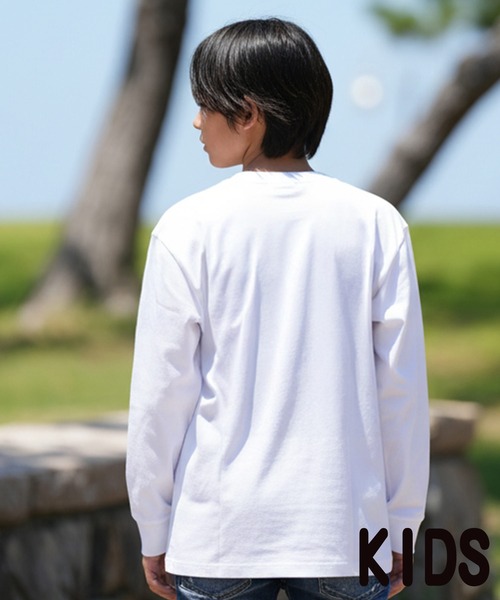 adamsJUGGLER(アダムスジャグラー)の「RTEGラディアントクロスロンティーキッズ(Tシャツ/カットソー・キッズ・ブラック/ホワイト・100/110/120/130/150)」の4枚目の写真