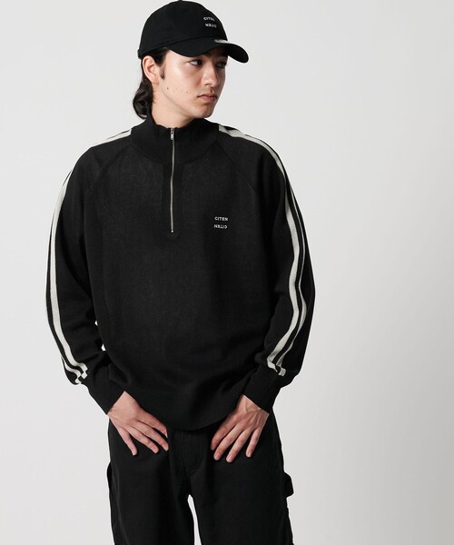 CITEN(シテン)の「<CITEN>ラインスリーブニット(ニット/セーター・メンズ・ライトグレー/ブラック・L/M)」の20枚目の写真