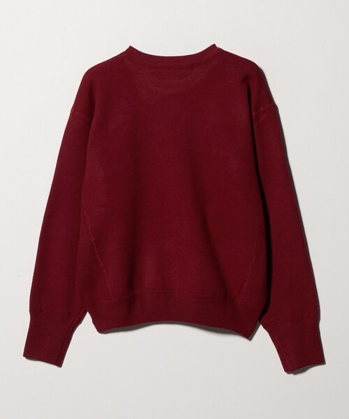 CITEN(シテン)の「<CITEN>スウェットライクニット(ニット/セーター・レディース・ダークグレー/ライトブルー/オレンジ/レッド/ライトグレー・FREE)」の6枚目の写真