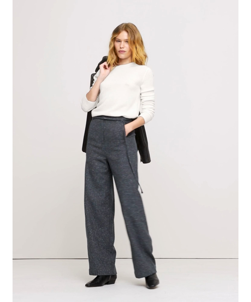 Banana Republic（バナナリパブリック）の「ウルトラ ハイライズ リラックス バレル ドネガル パンツ（その他パンツ・レディース・グレー/ネイビー・0/8/2/4/6）」の11枚目の写真