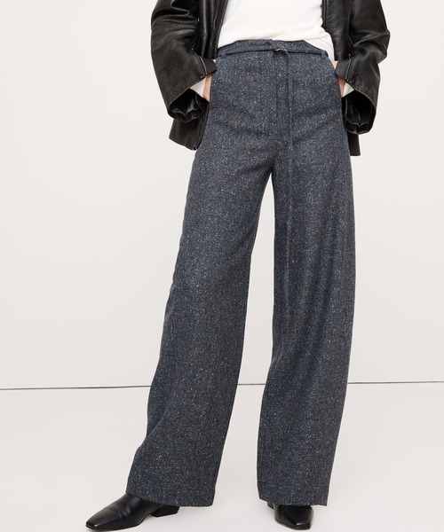 Banana Republic（バナナリパブリック）の「ウルトラ ハイライズ リラックス バレル ドネガル パンツ（その他パンツ・レディース・グレー/ネイビー・0/8/2/4/6）」の2枚目の写真