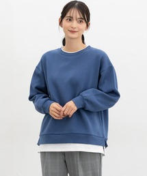 【ハニぽか】裏起毛ゆるレイヤード風スウェット