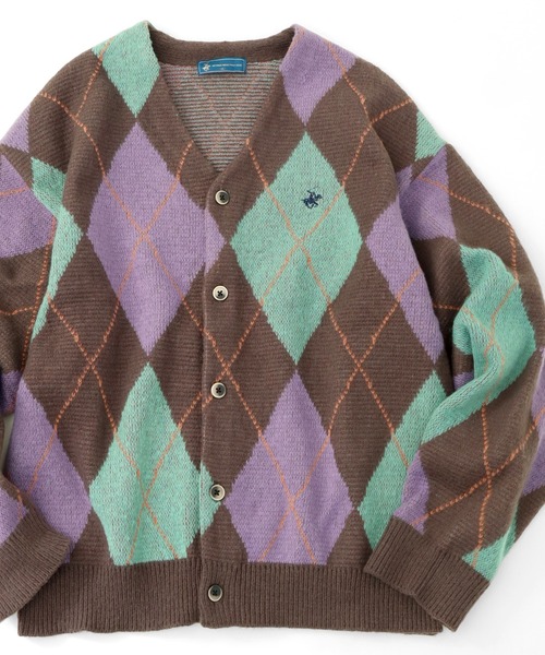 BEVERLY HILLS POLO CLUB（ビバリーヒルズポロクラブ）の「【Beverly Hills Polo Club/ビバリーヒルズポロクラブ】モヘヤタッチ ニットカーディガン（カーディガン/ボレロ・レディース・ライトグリーン/ブラウン系その他2/ブラック系その他/ブルー/グレー/ピンク系その他/ブルー系その他2/ブラウン系その他/グレー系その他/ブラック/アイボリー系/ブルー系その他/レッド・LL/L/M）」の5枚目の写真