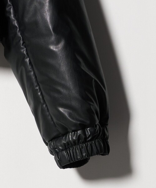 ASTRAET（アストラット）の「＜ASTRAET＞レザーライク ジップ ショートブルゾン（その他アウター・レディース・ブラック・FREE）」の5枚目の写真