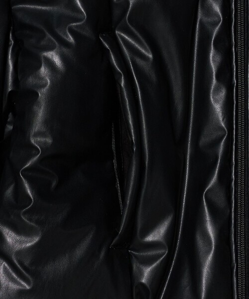 ASTRAET（アストラット）の「＜ASTRAET＞レザーライク ジップ ショートブルゾン（その他アウター・レディース・ブラック・FREE）」の7枚目の写真