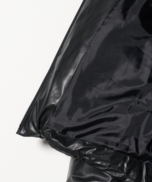 ASTRAET（アストラット）の「＜ASTRAET＞レザーライク ジップ ショートブルゾン（その他アウター・レディース・ブラック・FREE）」の9枚目の写真