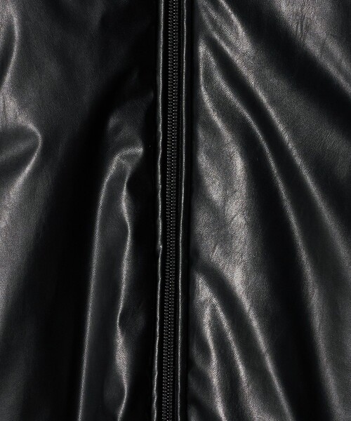 ASTRAET（アストラット）の「＜ASTRAET＞レザーライク ジップ ショートブルゾン（その他アウター・レディース・ブラック・FREE）」の11枚目の写真