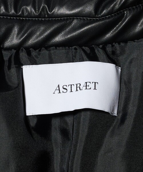ASTRAET（アストラット）の「＜ASTRAET＞レザーライク ジップ ショートブルゾン（その他アウター・レディース・ブラック・FREE）」の12枚目の写真