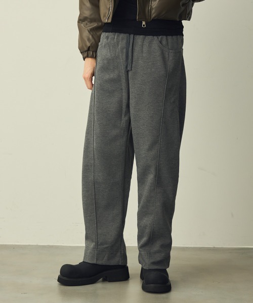 Shoowtime(ショウタイム)の「3D cut sweatpants / 立体裁断スウェットパンツ(スウェットパンツ・メンズ・チャコールグレー・MEDIUM/X-LARGE)」の3枚目の写真
