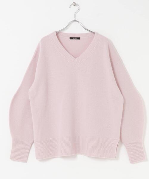 セール】ウールカシミヤVネックニットプルオーバー（ニット/セーター