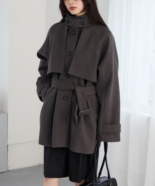 Nico　miosmokey ミオズモーキー　トレンチコート Nico様専用 miosmokey ミオズモーキー トレンチコート