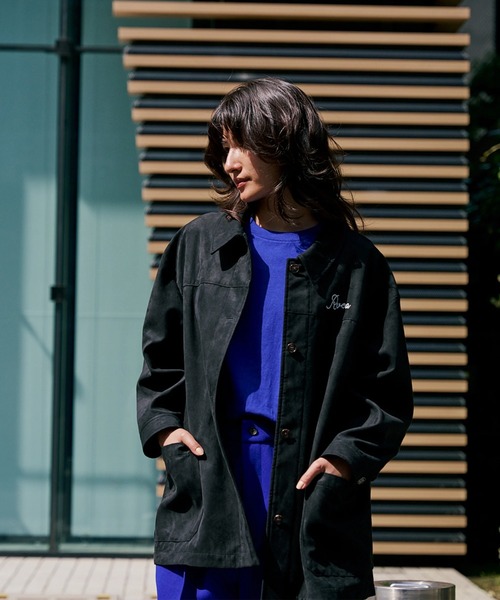 RVCA レディース DEVON SUEDE JACKET ジャケット 【2025年秋冬モデル】 @autumn/ルーカエコスエードブルゾン