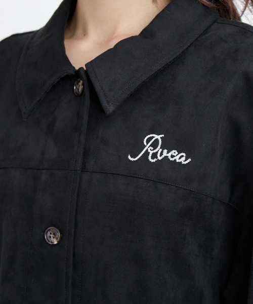 RVCA(ルーカ)の「RVCA レディース DEVON SUEDE JACKET ジャケット 【2025年秋冬モデル】 @autumn/ルーカエコスエードブルゾン(ブルゾン・レディース・ブラック/ブラウン系その他・MEDIUM/SMALL)」の11枚目の写真