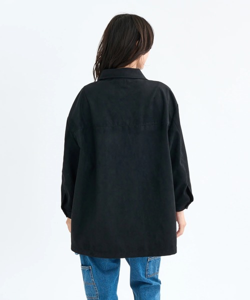 RVCA(ルーカ)の「RVCA レディース DEVON SUEDE JACKET ジャケット 【2025年秋冬モデル】 @autumn/ルーカエコスエードブルゾン(ブルゾン・レディース・ブラック/ブラウン系その他・MEDIUM/SMALL)」の15枚目の写真