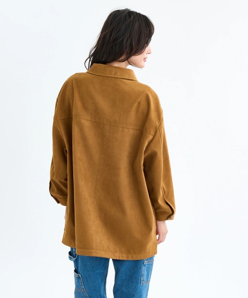 RVCA(ルーカ)の「RVCA レディース DEVON SUEDE JACKET ジャケット 【2025年秋冬モデル】 @autumn/ルーカエコスエードブルゾン(ブルゾン・レディース・ブラック/ブラウン系その他・MEDIUM/SMALL)」の16枚目の写真